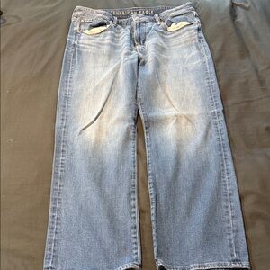American Eagle Outfitters  Relaxed Straight Men's Blue Jeans